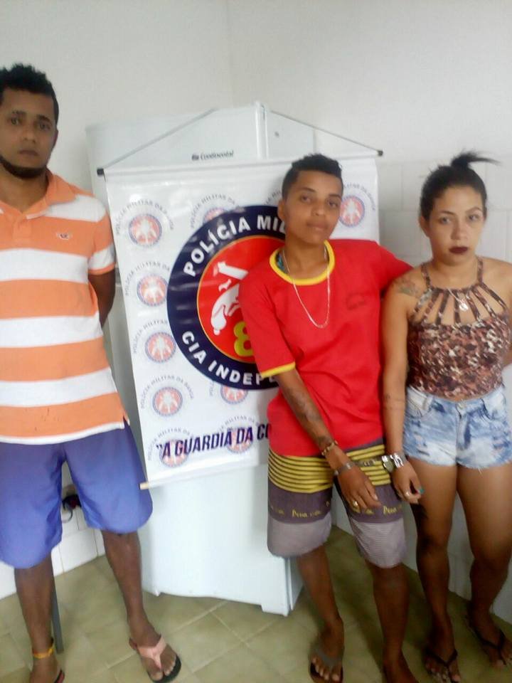 88ª CIPM prende foragido do ES e suspeitas de tráfico de drogas em Caravelas