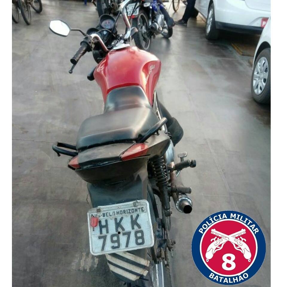 Santa Cruz Cabrália: 8° BPM recupera veículo roubado