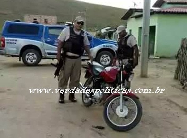 Vereda: Polícia Militar recupera moto roubada em Teixeira de Freitas