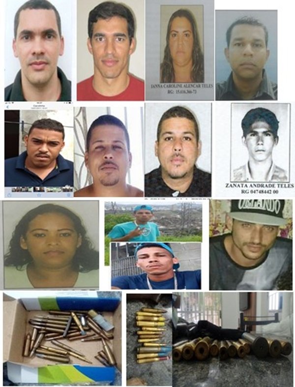 Operação prende 11 pessoas e apreende armas e muita munição