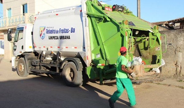 Utilidade Pública: Coleta de lixo não funcionará nesta segunda (01) em Teixeira de Freitas