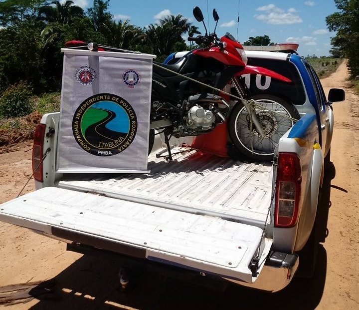 Polícia Rodoviária Estadual recupera motocicleta adulterada e sem placa de identificação