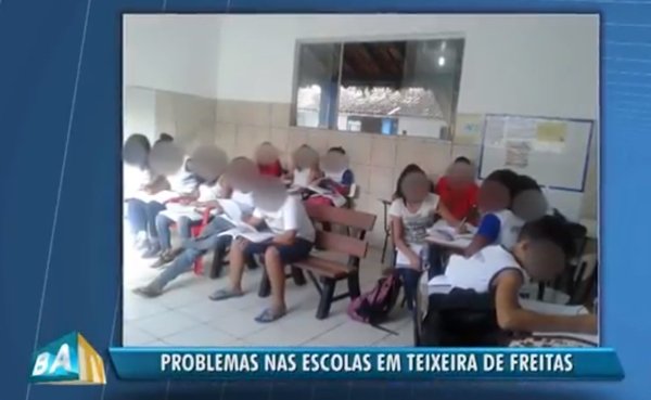 Teixeira de Freitas: Vídeo – Caos na educação é destaque no Jornal da Globo