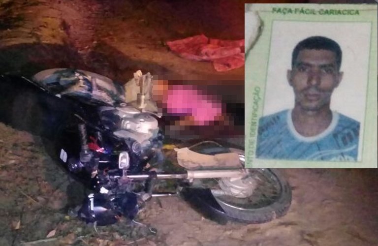 Prado: Motociclista morre em acidente em estrada vicinal