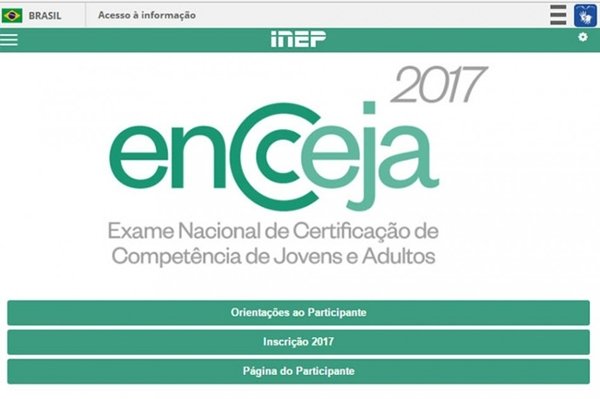 Confira o resultado do Encceja, divulgado pelo INEP