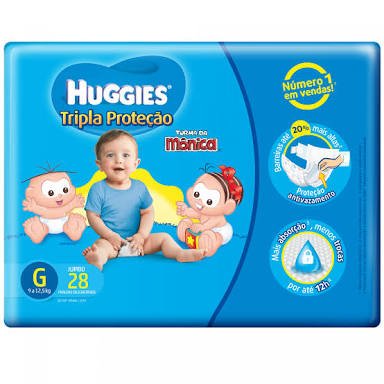 Anvisa suspende venda de fraldas da marca Huggies Turma da Mônica