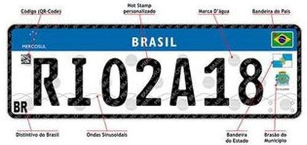 Justiça suspende adoção de placas de veículos do Mercosul