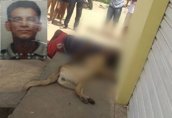 Teixeira de Freitas: Homem é assassinado no Redenção. Cachorro também foi baleado