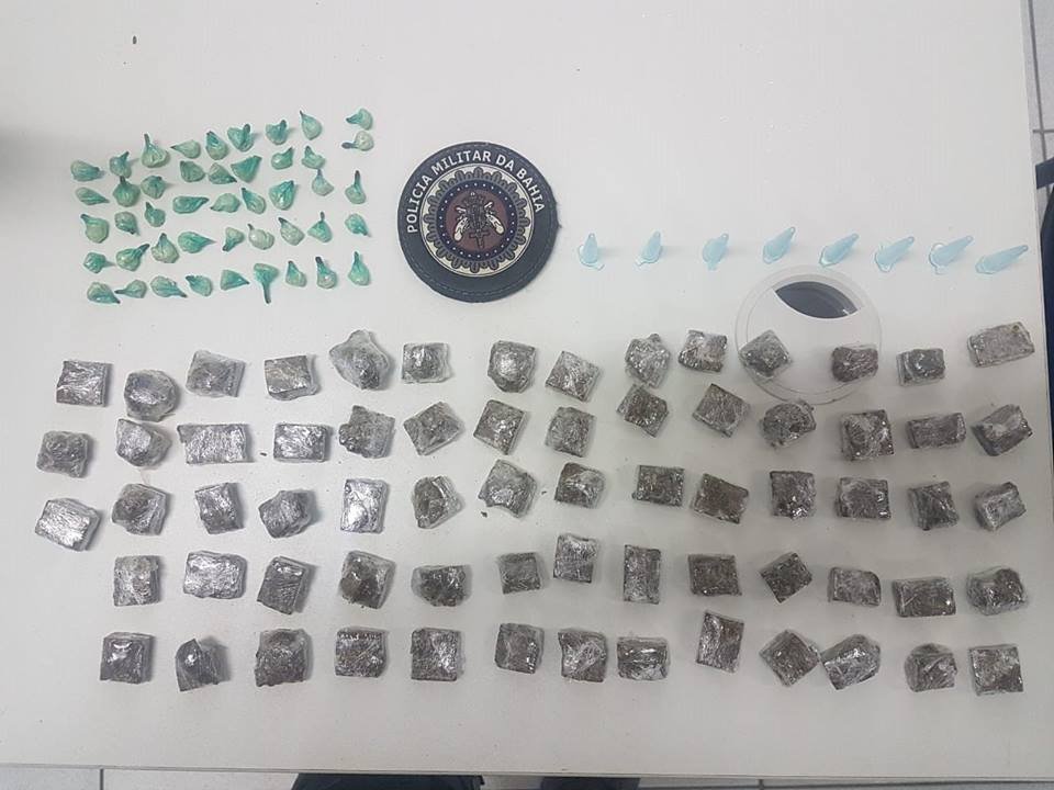 Porto Seguro: PM prende homem traficando no Bairro Mercado do Povo