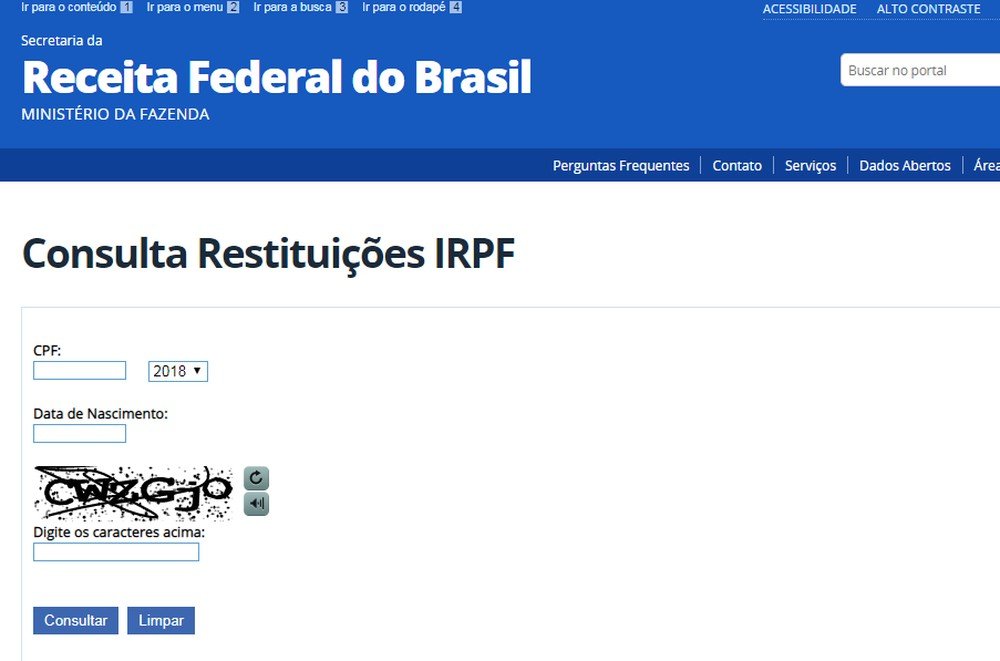 Receita abre consultas a novo lote residual de restituições do Imposto de Renda
