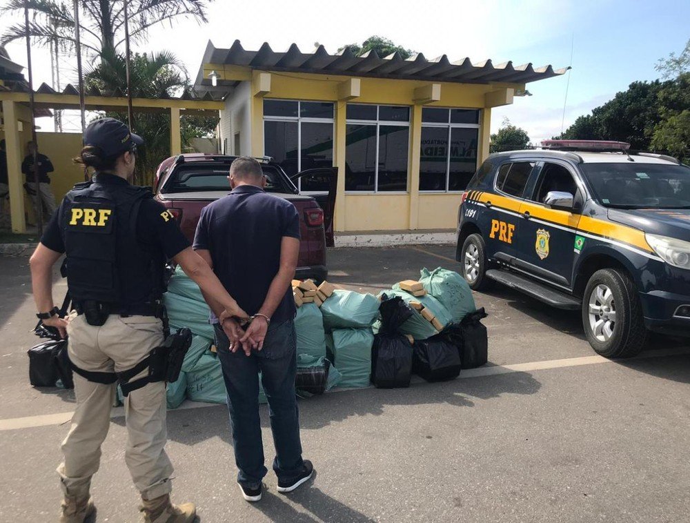Bahia: Homem é preso com mais de meia tonelada de maconha