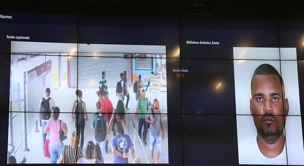 Reconhecimento facial já prendeu 35 na Bahia; 3 mil são alvos da polícia