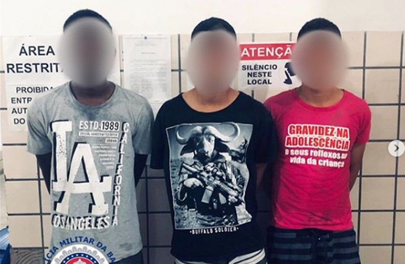 Três jovens foram presos com drogas na Urbis em Teixeira de Freitas