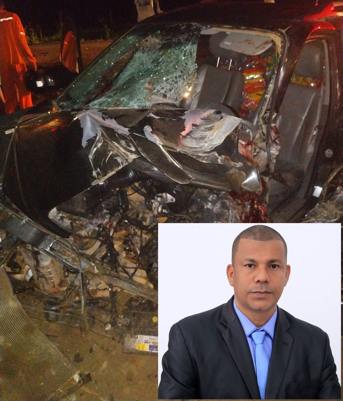 Empresário de Ibirapuã sofre acidente na BA 293 próximo a Usina de álcool