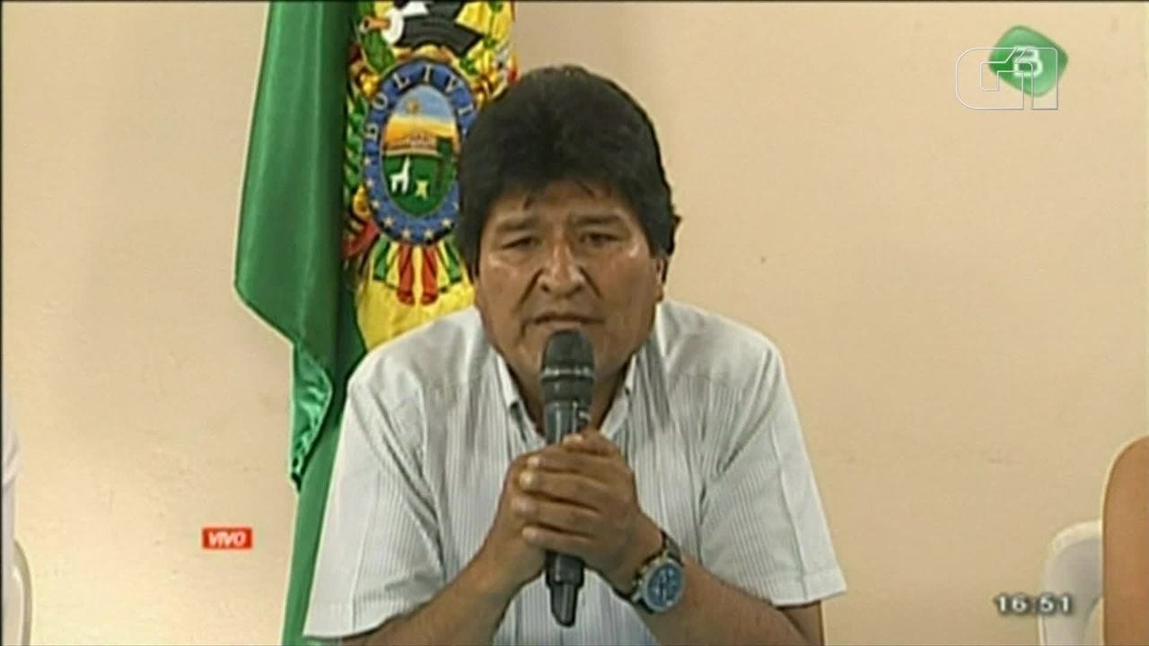 Evo Morales renuncia à presidência da Bolívia