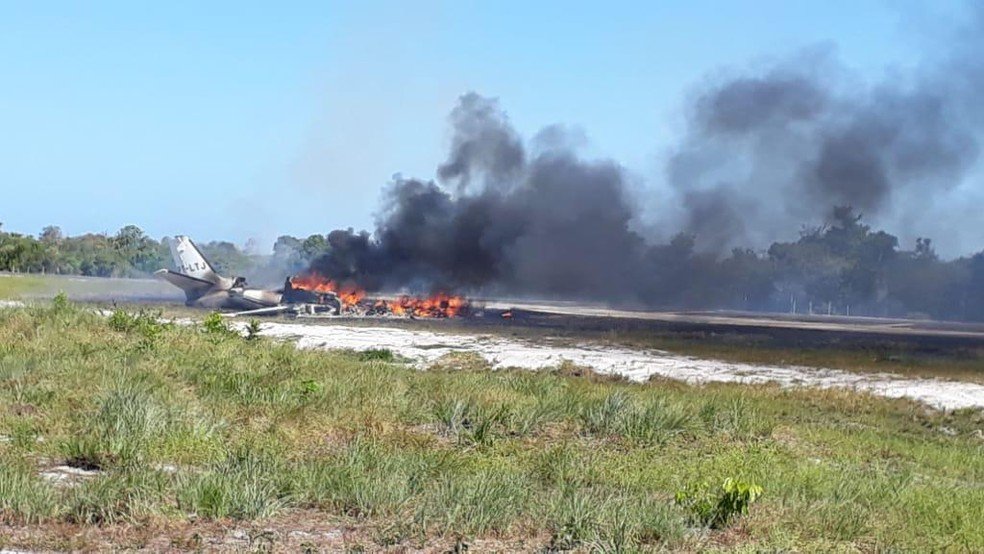 Maraú: Queda de jatinho em resort deixa 1 morto e 9 feridos