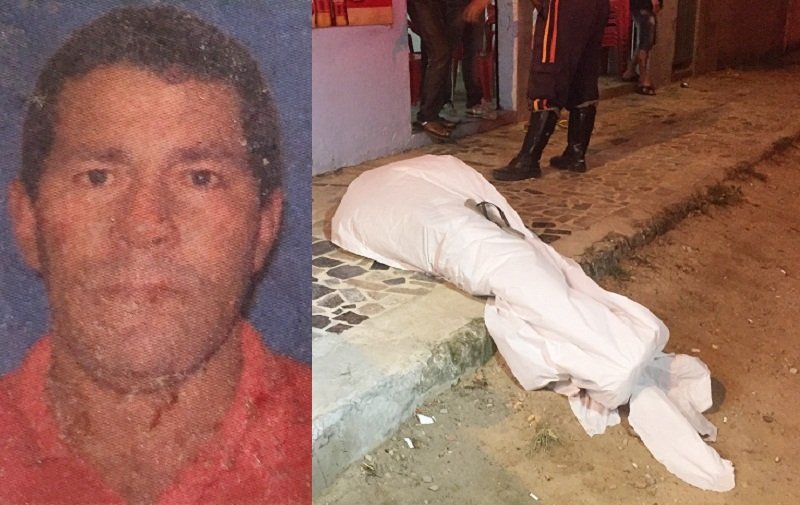 Homem morre em porta de estabelecimento comercial na madrugada deste sábado em Teixeira