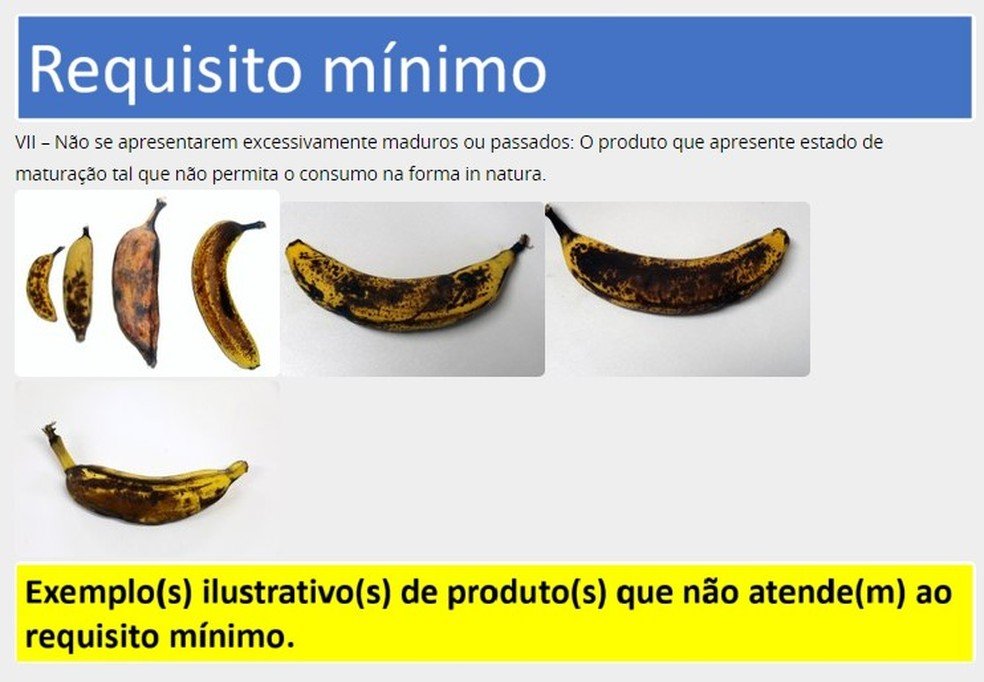 Ministério da Agricultura fixa padrões visuais de qualidade para frutas, legumes e verduras