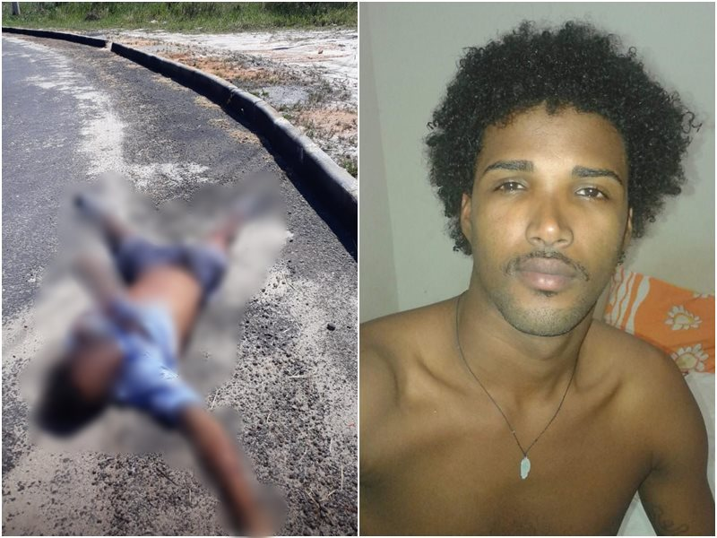 Um dos suspeitos de matar mulher de policial em Stª Cruz Cabrália é encontrado morto com diversas marcas de tiros