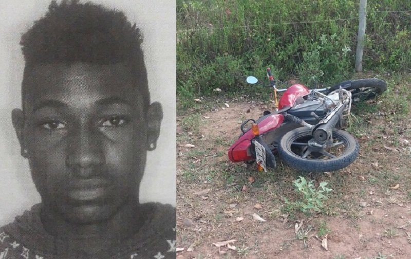 Jovens sofrem acidente de motocicleta no interior de Caravelas, um morre e outro é socorrido ao hospital