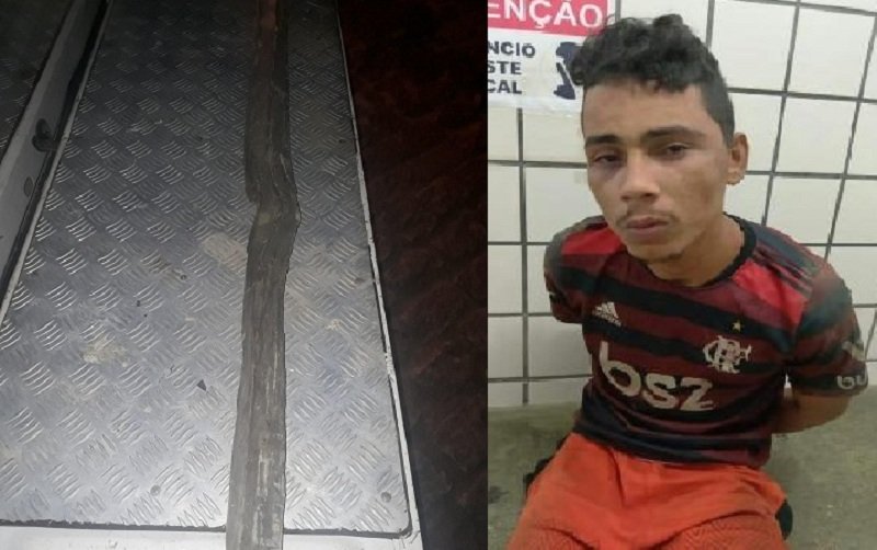 Homem agride esposa grávida de 07 meses, tenta agredir os policiais e acaba preso em Medeiros Neto