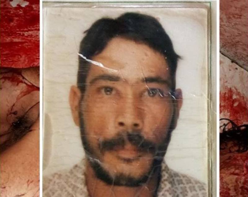 Homem é morto com mais de 10 golpes de facão ao tentar defender a sobrinha do ex-marido