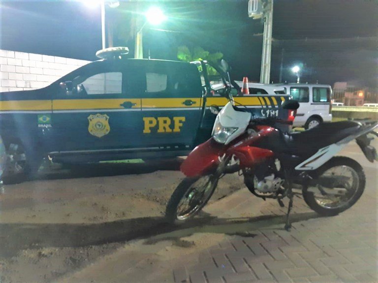 Porto Seguro: Motocicleta com placa adulterada é apreendida pela PRF