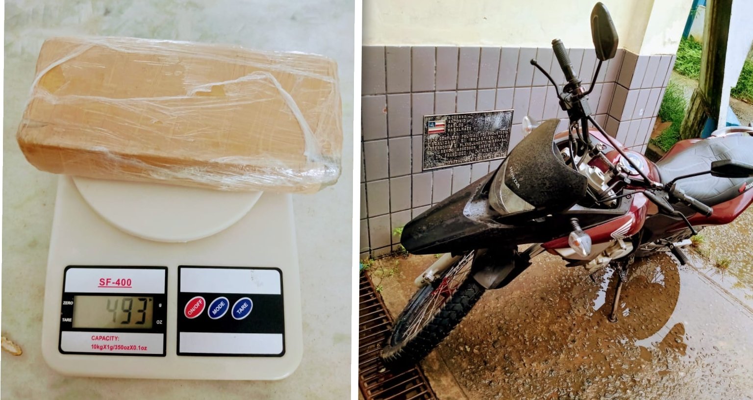 Dupla é presa pela 43ª CIPM por tráfico de drogas, em Itamaraju