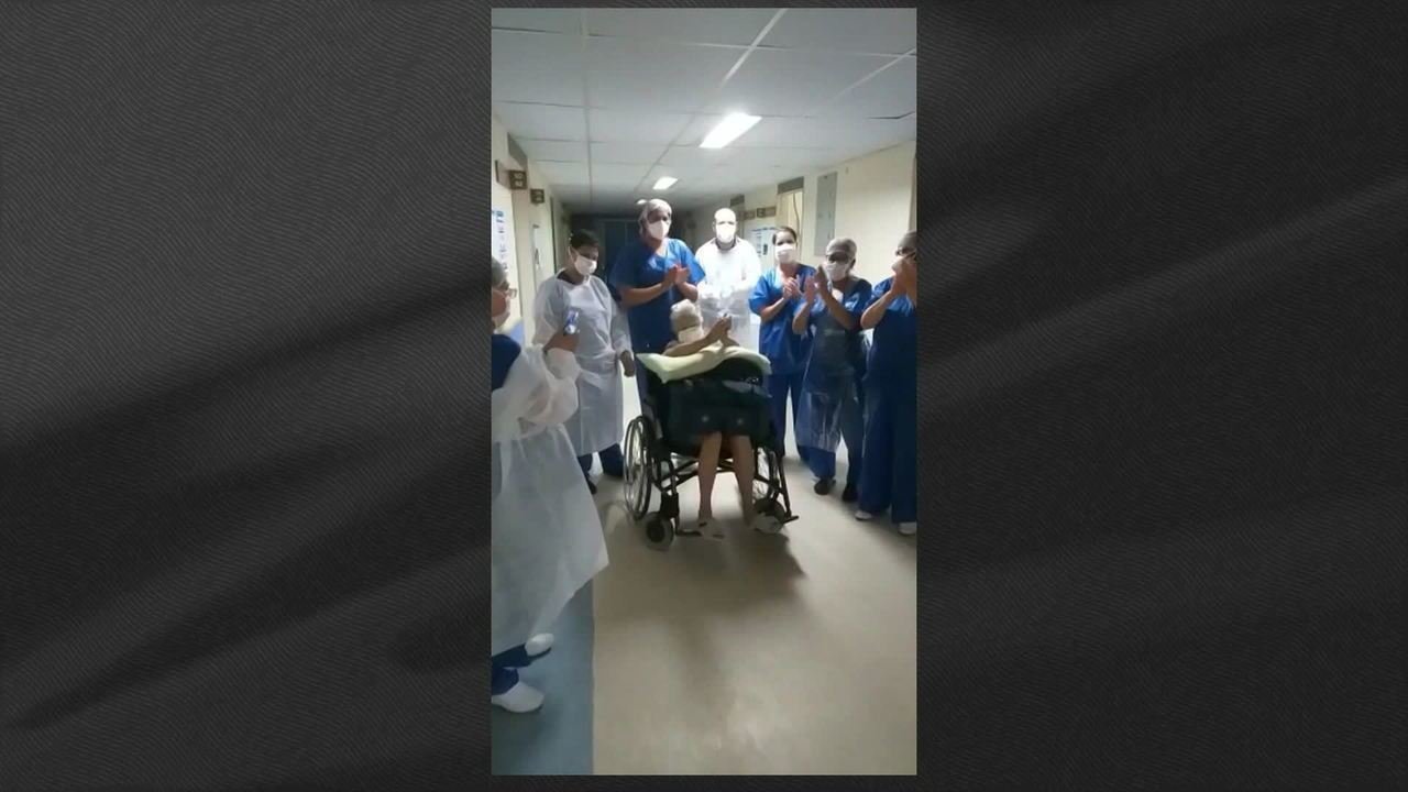 Italiana de 94 anos que foi enfermeira na II Guerra Mundial recebe alta após ser tratada para Covid-19 no Rio