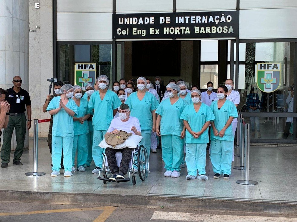 Idoso de 99 anos, veterano da 2ª Guerra Mundial, é mais velho a se recuperar da Covid-19 no Brasil