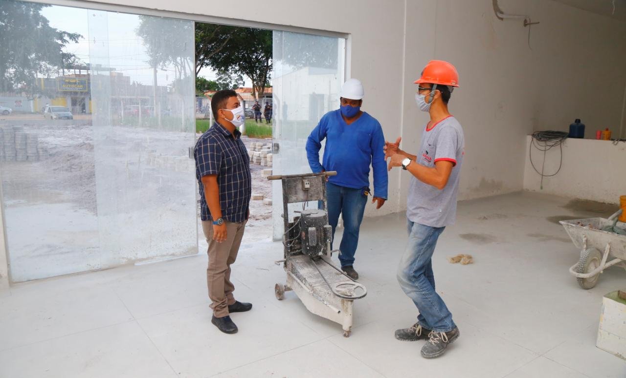 Obras do Centro Municipal de Combate ao COVID-19 entram em fase final