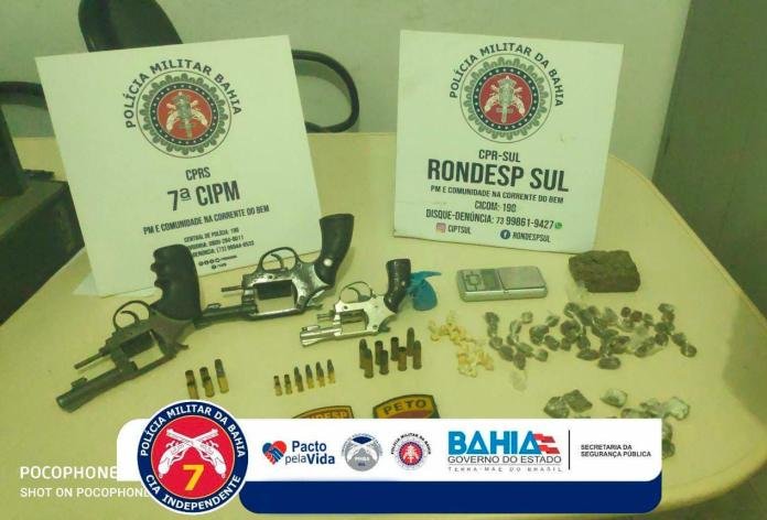 Suspeitos morrem e material é apreendido em ação da Rondesp Sul e 7ª CIPM