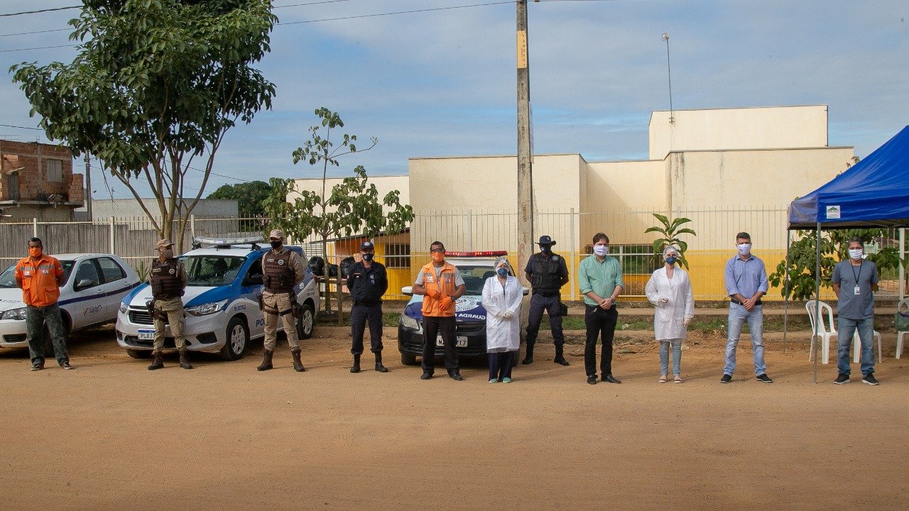 Combate ao coronavírus: Prefeitura realiza blitz sanitária no bairro Colina Verde