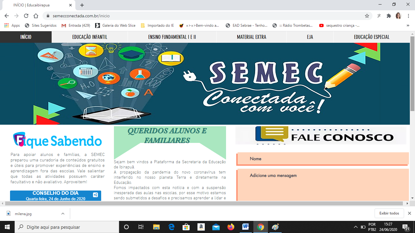 Alunos de Ibirapuã tem acesso ao ensino remoto