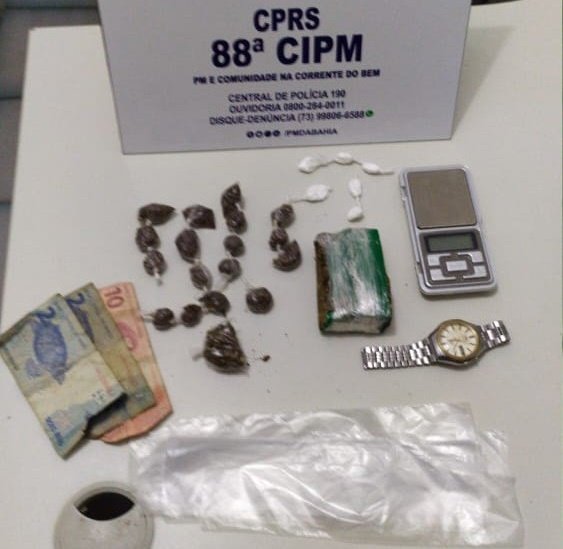 Traficante é preso pela polícia com drogas em Alcobaça