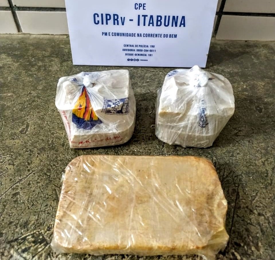 Motociclista é preso na BA 290 com três quilos de crack