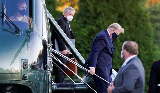 Donald Trump vai para hospital após diagnóstico de Covid-19