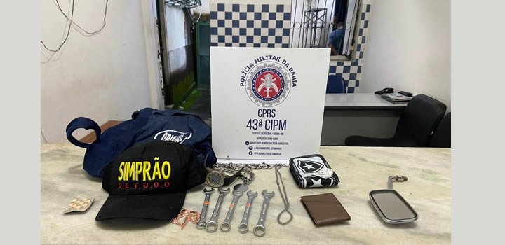 43ª CIPM prende autores de arrombamentos e homicídio em Itamaraju