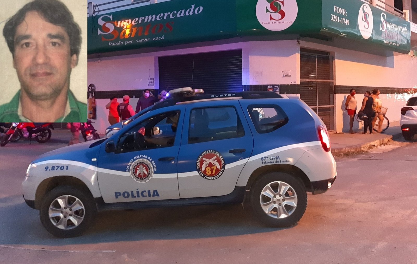 Teixeira de Freitas: Vídeo mostra momento em que empresário é assassinado no centro