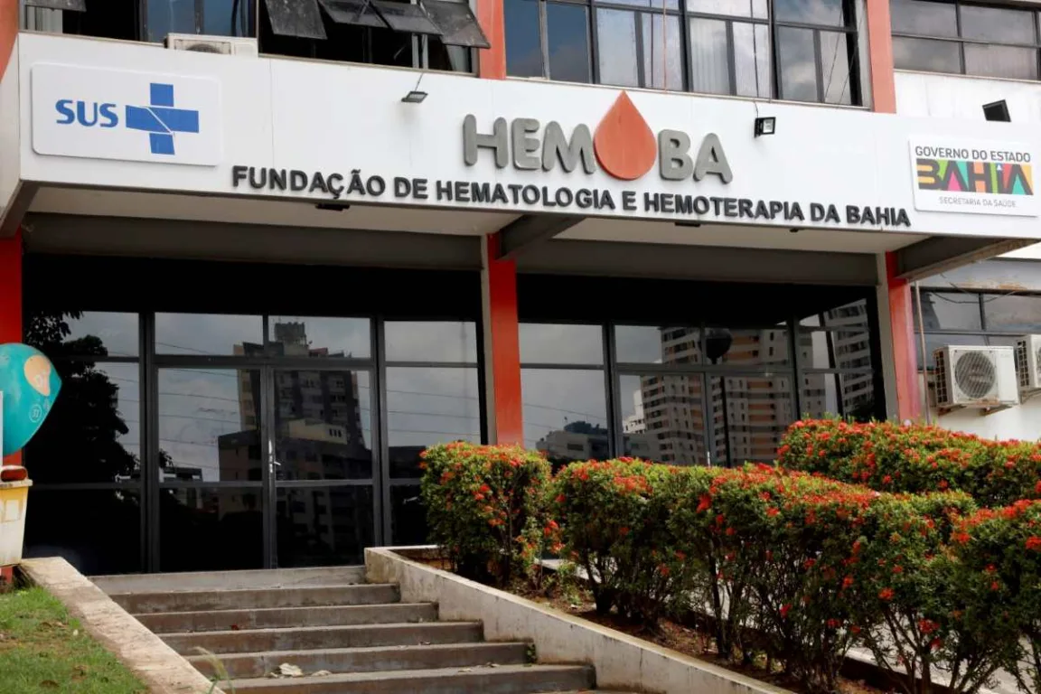 Inscrições em processo seletivo para mais de 190 vagas no Hemoba seguem até dia 9 de setembro