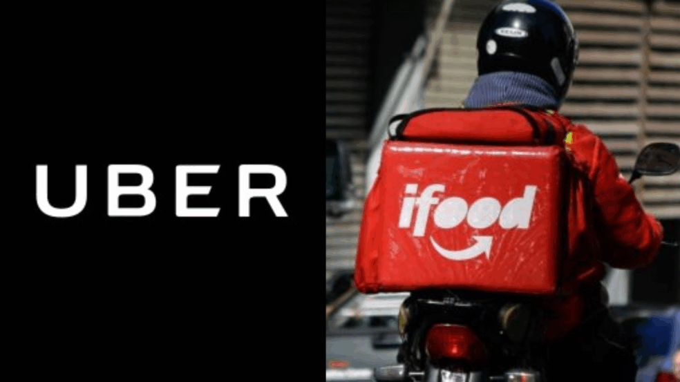 Uber e iFood iniciam integração entre apps