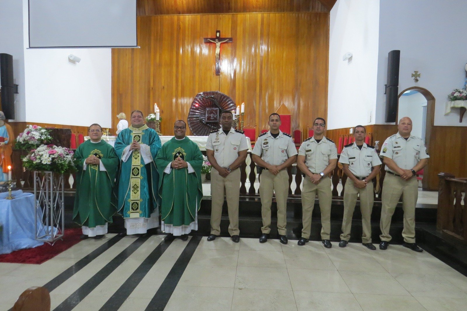 Teixeira: Polícia Militar é homenageada durante missa na Igreja Matriz São Pedro