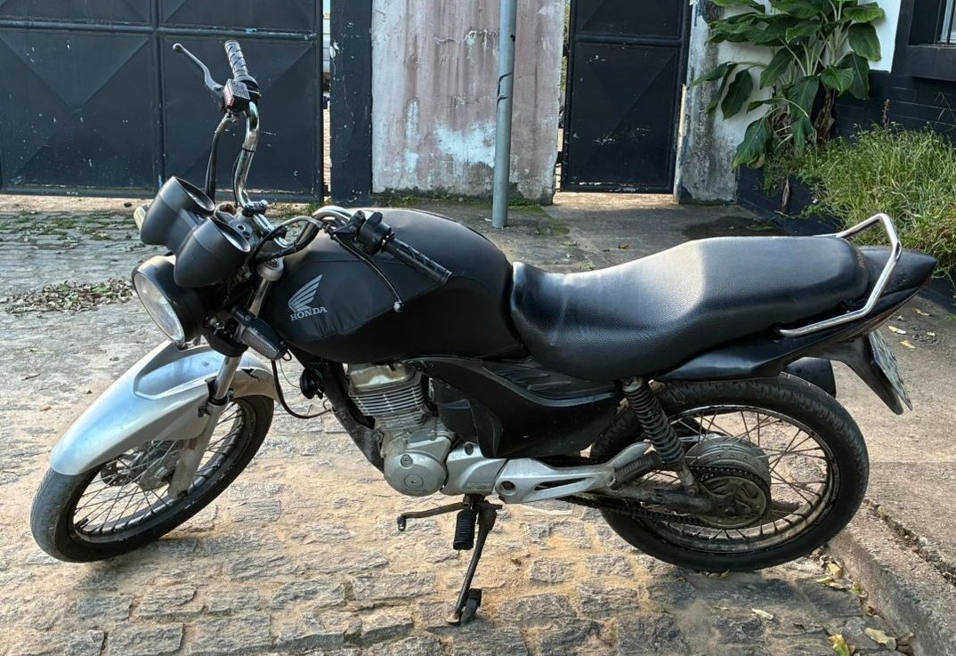 Polícia Militar apreende moto com sinais de adulteração em Teixeira de Freitas