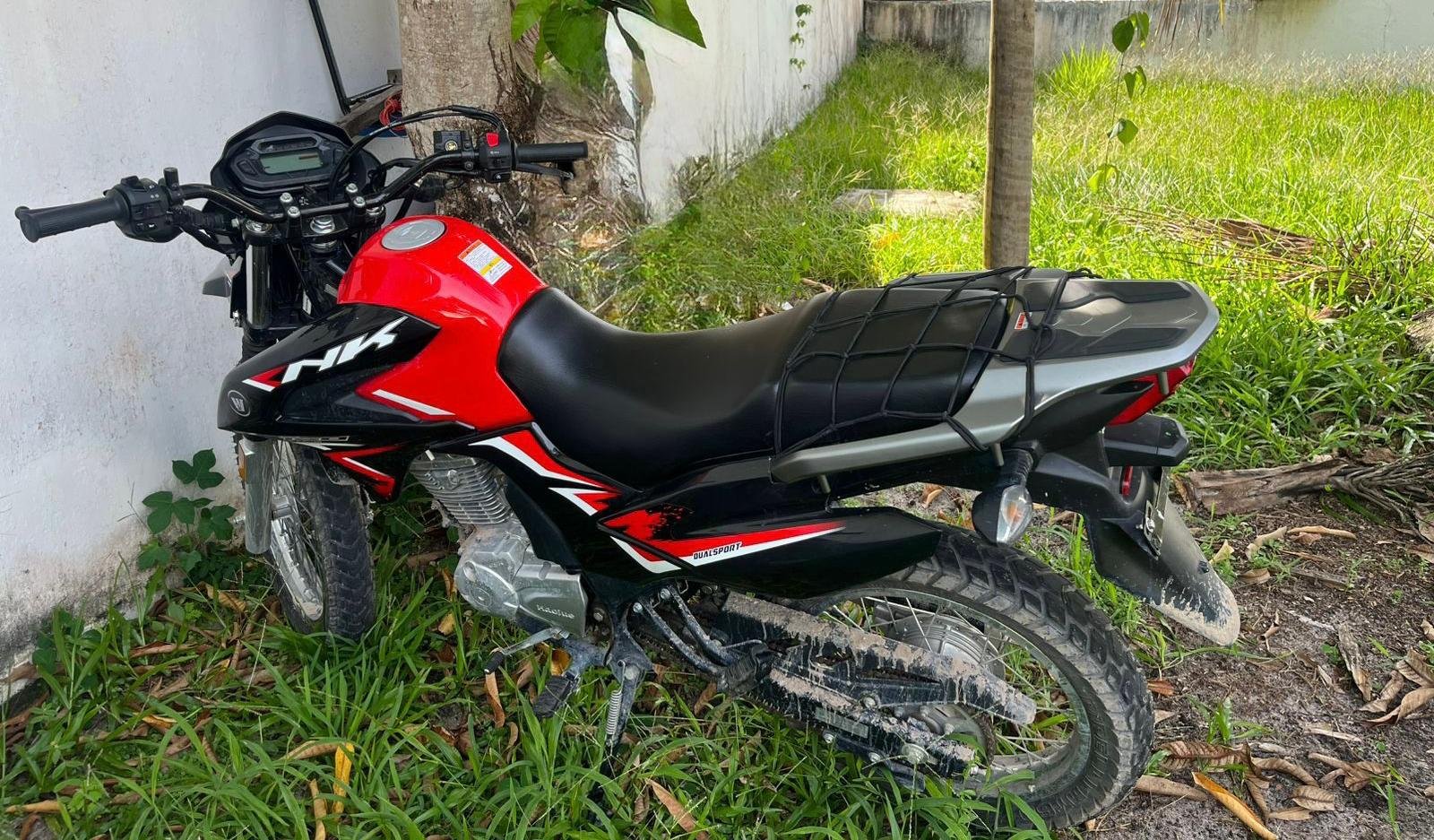 Cabrália: Polícia Militar recupera motocicleta com restrição