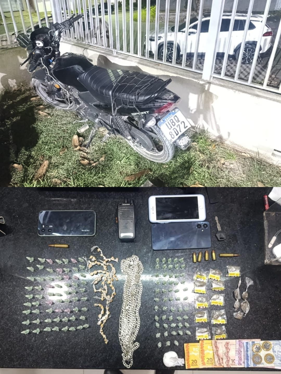 Eunápolis: PM apreende drogas no bairro Juca Rosa