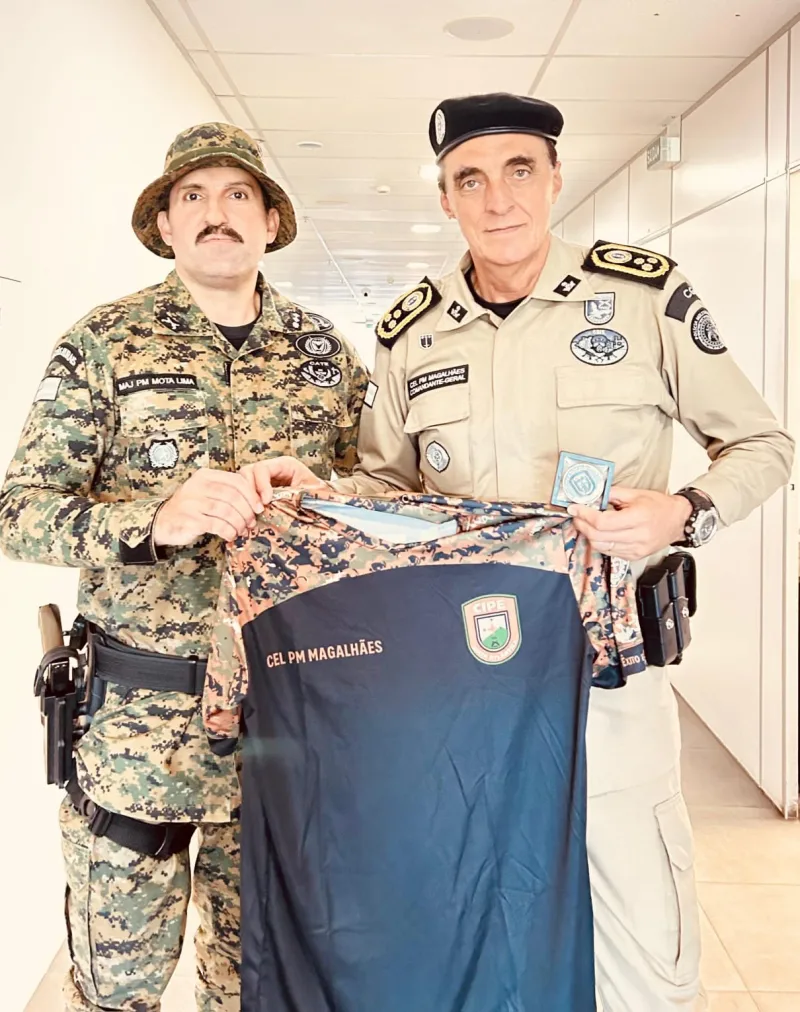 Comandante da CIPE/MATA Atlântica realiza visita a autoridades da segurança pública estadual