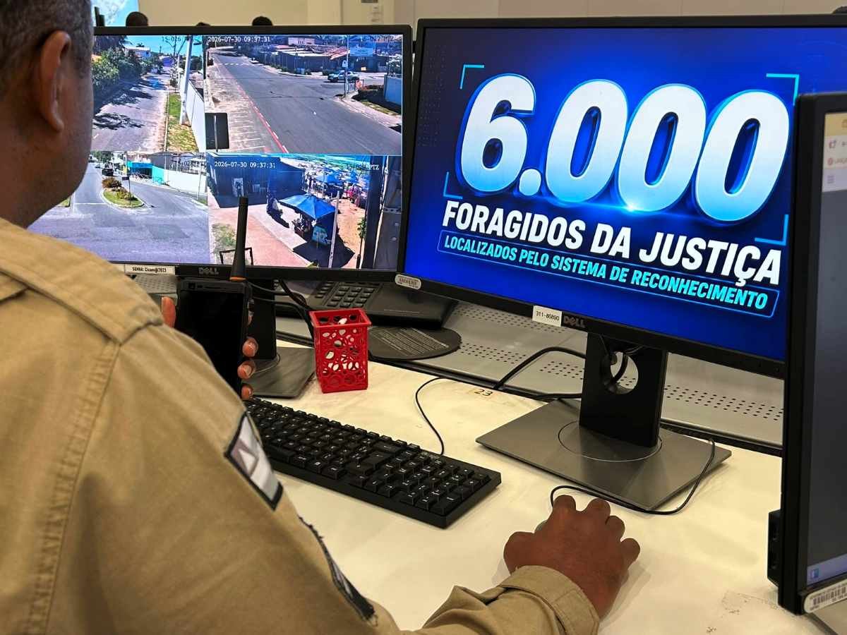 Sistema de Reconhecimento Facial atinge a marca de 6.000 foragidos capturados na Bahia