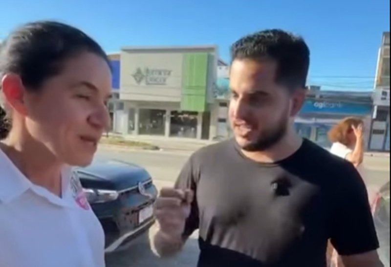 Teixeira: Penélope Belitardo, candidata e mulher do prefeito, foge de entrevista ao ser questionada sobre procurador envolvido em corrupção